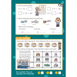 Multiplication & Division Activity Book for Ages 8-9 (Year 4) Look Inside Image 3