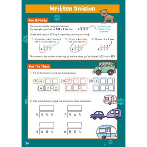 Multiplication & Division Activity Book for Ages 8-9 (Year 4) Look Inside Image 4