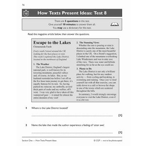 Functional Skills English Level 1 - 10 Minute Tests Look Inside Image 3
