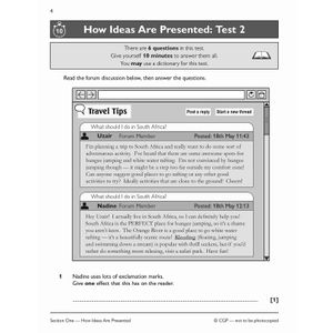 Functional Skills English Level 2 - 10 Minute Tests Look Inside Image 3