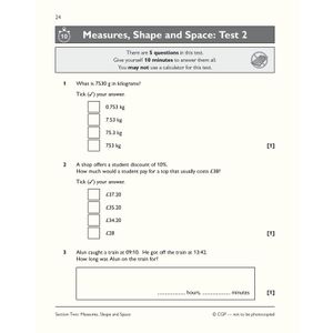 Functional Skills Maths Level 1 - 10 Minute Tests Look Inside Image 5