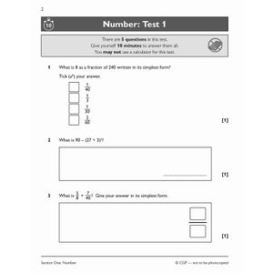 Functional Skills Maths Level 2 - 10 Minute Tests Look Inside Image 3