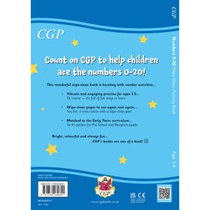 Numbers 0-20 Wipe-Clean Activity Book for Ages 3-5 (with pen) Look Inside Image 4