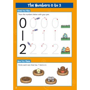 Numbers 0-20 Wipe-Clean Activity Book for Ages 3-5 (with pen) Look Inside Image 2