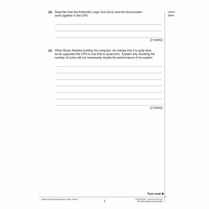 OCR GCSE Computer Science Practice Papers (Ages 15-16) Look Inside Image 2