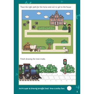 Pen Control Wipe-Clean Activity Book for Ages 3-5 (with pen) Look Inside Image 3