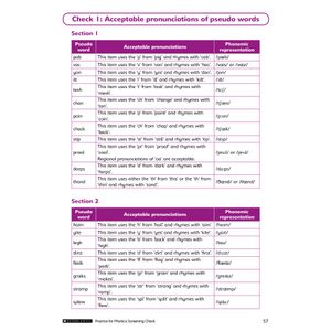 Phonics Screening Test Practice Papers (Ages 5-6) Look Inside Image 1