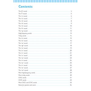 Reception English Phonics Workbook (Ages 4-5) Look Inside Image 1