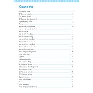 Reception English Writing Words Workbook (Ages 4-5) Look Inside Image 1