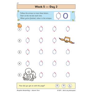 Reception Handwriting Daily Practice Book: Autumn Term Look Inside Image 4