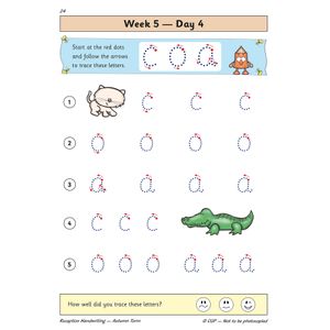 Reception Handwriting Daily Practice Book: Autumn Term Look Inside Image 6