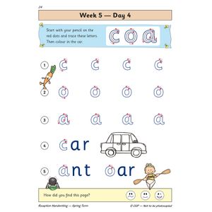 Reception Handwriting Daily Practice Book: Spring Term Look Inside Image 6