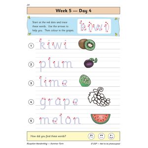 Reception Handwriting Daily Practice Book: Summer Term Look Inside Image 6