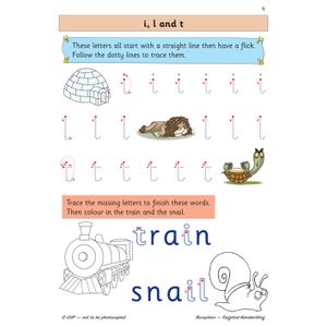 Reception Handwriting Workbook (Ages 4-5) Look Inside Image 6
