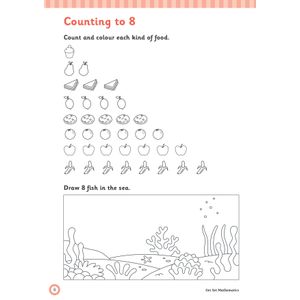 Reception Maths Counting Workbook (Ages 4-5) Look Inside Image 2