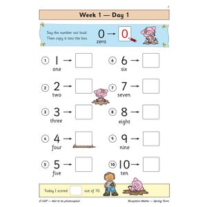 Reception Maths Daily Practice Book: Spring Term Look Inside Image 3