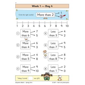 Reception Maths Daily Practice Book: Spring Term Look Inside Image 6