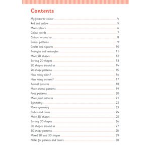 Reception Maths Shapes & Patterns Workbook (Ages 4-5) Look Inside Image 1