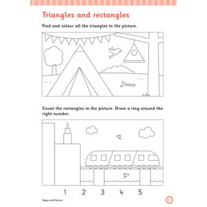 Reception Maths Shapes & Patterns Workbook (Ages 4-5) Look Inside Image 2