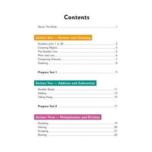 Reception Maths Targeted Question Book Look Inside Image 1
