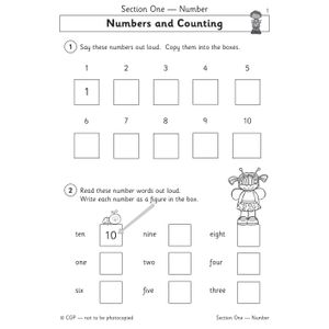 Reception Maths Workbook Pack (Ages 4-5) Look Inside Image 1