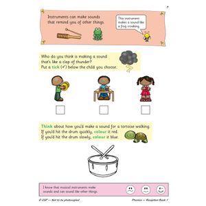 Reception Phonics Workbook Book 1 (Ages 4-5) Look Inside Image 3
