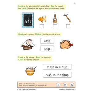 Reception Phonics Workbook Book 3 (Ages 4-5) Look Inside Image 5
