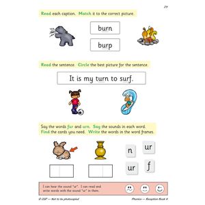 Reception Phonics Workbook Book 4 (Ages 4-5) Look Inside Image 5