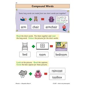 Reception Phonics Workbook Book 4 (Ages 4-5) Look Inside Image 6