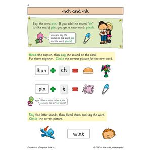 Reception Phonics Workbook Book 5 (Ages 4-5) Look Inside Image 2
