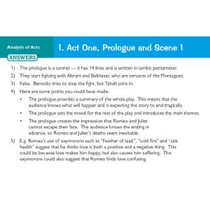 Romeo & Juliet Revision Question Cards (Ages 14-16) Look Inside Image 2