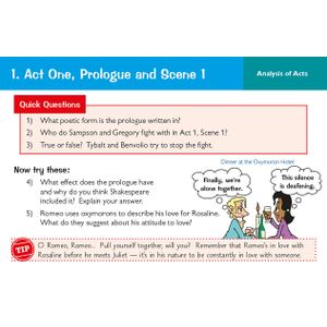 Romeo & Juliet Revision Question Cards (Ages 14-16) Look Inside Image 1
