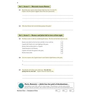 Romeo & Juliet Study & Workbook Pack (Ages 14-16) Look Inside Image 6