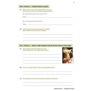 Romeo & Juliet Study & Workbook Pack (Ages 14-16) Look Inside Image 5