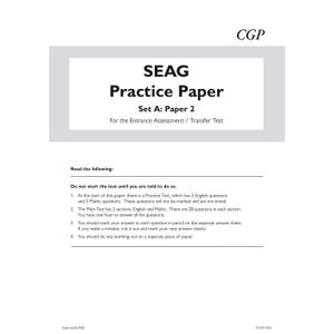 SEAG Entrance Assessment Practice Papers (with Parents' Guide & Online Edition) Look Inside Image 1