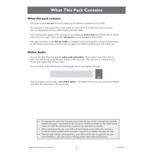 SEAG Entrance Assessment Practice Papers (with Parents' Guide & Online Edition) Look Inside Image 6