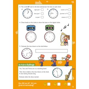 Telling the Time Activity Book for Ages 7-9 Look Inside Image 5