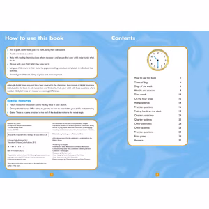 Telling the Time Workbook (Ages 5-7) Look Inside Image 1