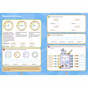 Telling the Time Workbook (Ages 5-7) Look Inside Image 3