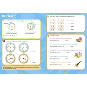 Telling the Time Workbook (Ages 7-9) Look Inside Image 2