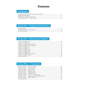 The Sign of the Four Study & Workbook Pack (Ages 14-16) Look Inside Image 1