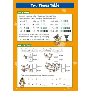 Times Tables Activity Book for Ages 5-7 Look Inside Image 2