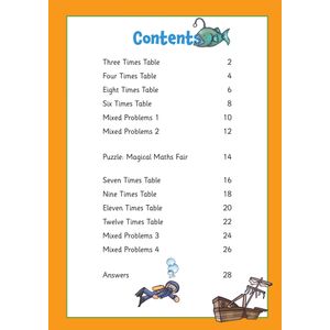 Times Tables Activity Book for Ages 7-9 Look Inside Image 1