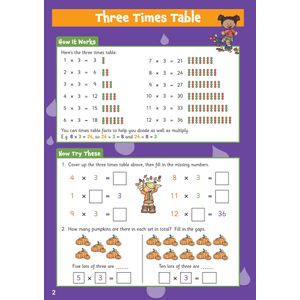 Times Tables Activity Book for Ages 7-9 Look Inside Image 2