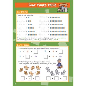Times Tables Activity Book for Ages 7-9 Look Inside Image 4