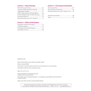 WJEC Level 1/2 Vocational Award in Hospitality & Catering: Revision Guide (with Online Edition) Look Inside Image 2