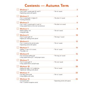 Year 1 English 10-Minute Weekly Workouts (Ages 5-6) Look Inside Image 2