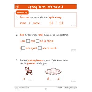 Year 1 English 10-Minute Weekly Workouts (Ages 5-6) Look Inside Image 6
