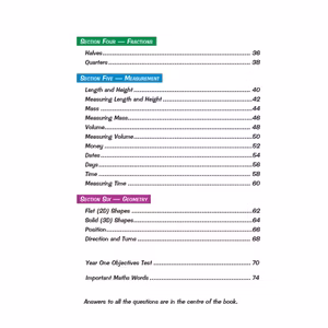 Year 1 Maths Targeted Study & Question Book (Ages 5-6) Look Inside Image 2