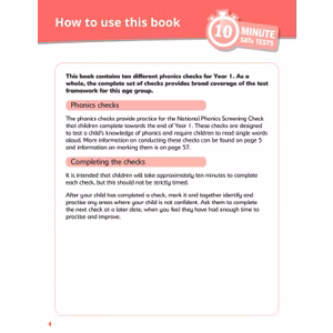 Year 1 Phonics 10-Minute Tests (Ages 5-6) Look Inside Image 2